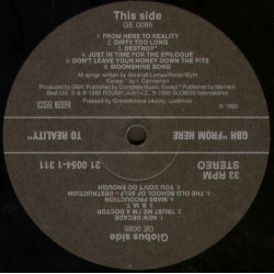 GBH – From Here To Reality