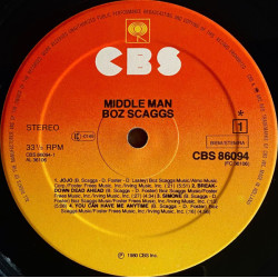 Boz Scaggs – Middle Man