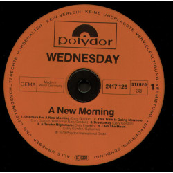 Wednesday – A New Morning