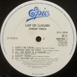 Cheap Trick ‎– Lap Of Luxury
