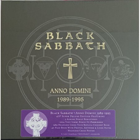 Black Sabbath ‎– Anno Domini 1989–1995 4LP BOX