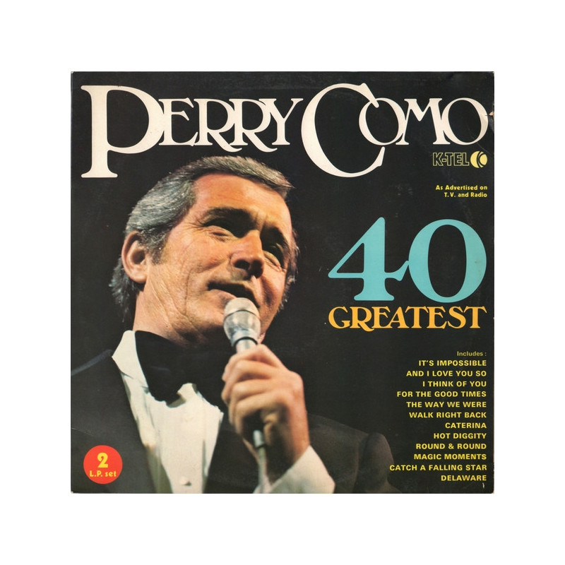 Perry Como – 40 Greatest 2LP Perry Como – 40 Greatest 2LP