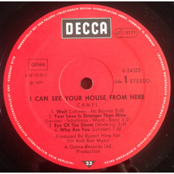 Camel ‎– I Can See Your House From Here