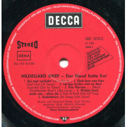 Hildegard Knef – Der Mond Hatte Frei