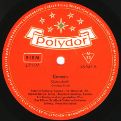 Rita Streich, Antonie Fahberg, Ira Malaniuk, Sándor Kónya, Eberhard Waechter, Benno Kusche – Carmen ∙ La Bohème