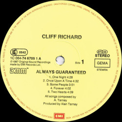 Cliff Richard – Always Guaranteed