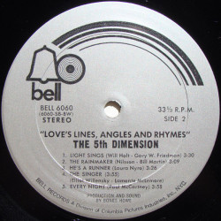 The 5th Dimension – Love's Lines, Angles And Rhymes