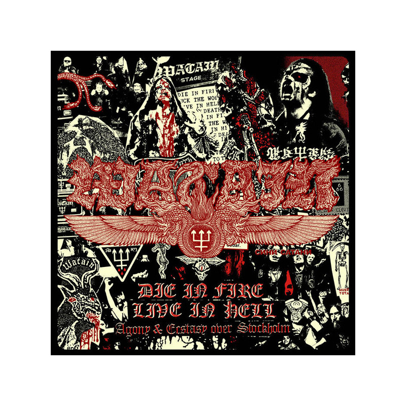 Watain – Die In Fire Live In Hell (Agony & Ecstasy Over Stockholm) 2LP - Coloured Watain – Die In Fire Live In Hell (Agony & Ecstasy Over Stockholm) 2LP - Coloured