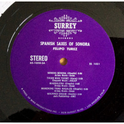 Felipo Turez – Spanish Saxes Of Sonora