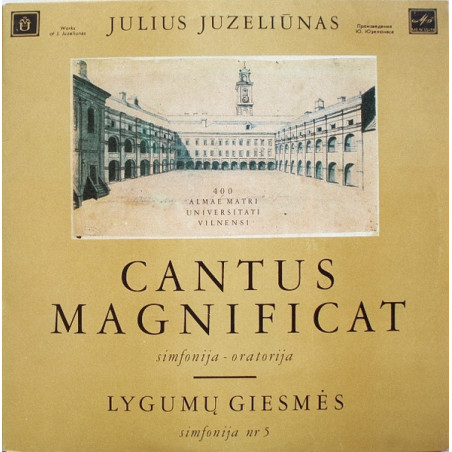Julius Juzeliūnas ‎– Cantus Magnificat / Lygumų Giesmės  2LP