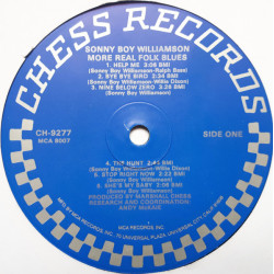Sonny Boy Williamson – More Real Folk Blues