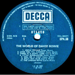 David Bowie – The World Of David Bowie