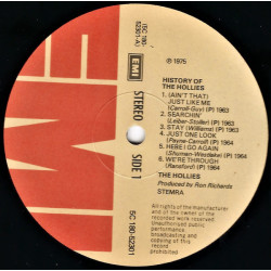 The Hollies – The History Of The Hollies - 24 Genuine Top Thirty Hits 2LP