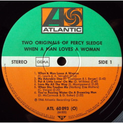 Percy Sledge – When A Man Loves A Woman/ Warm And Tender Soul 2LP