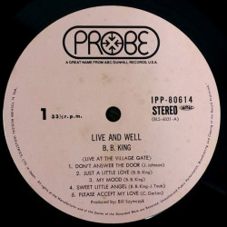 B.B. King – Live & Well