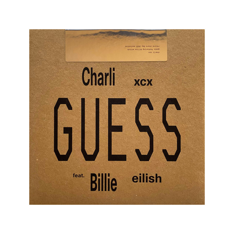 Charli XCX Feat. Billie Eilish – Guess 7' 45 RPM singlas - Record Store Day 2025 Charli XCX Feat. Billie Eilish – Guess 7' 45 RPM singlas - Record Store Day 2025