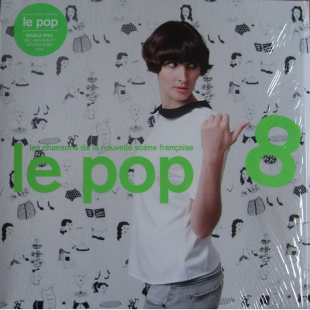 Various – Le Pop 8 (Les Chansons De La Nouvelle Scéne Française) 2LP