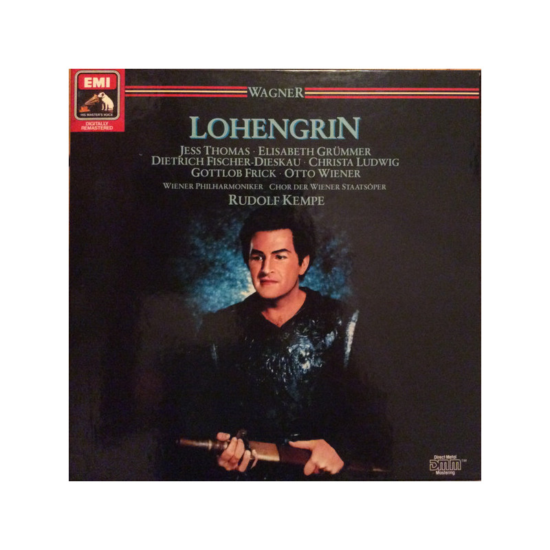 Richard Wagner - Thomas, Grümmer, Dieskau, Ludwig, Frick, Wiener Philharmoniker, Rudolf Kempe – Lohengrin 4LP Box Set Richard Wagner - Thomas, Grümmer, Dieskau, Ludwig, Frick, Wiener Philharmoniker, Rudolf Kempe – Lohengrin 4LP Box Set