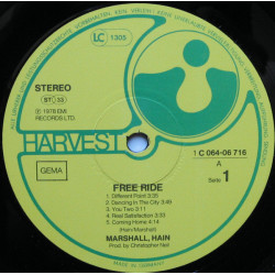 Marshall Hain – Free Ride