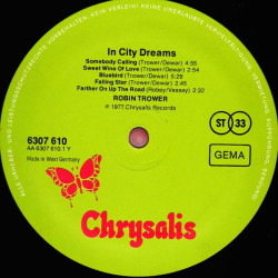 Robin Trower ‎– In City Dreams