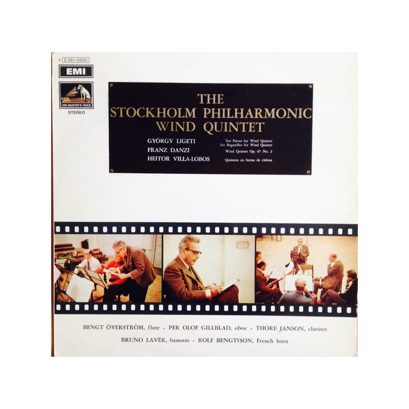 Stockholm Philharmonic Wind Quintet ‎– Ligeti Danzi Villa-Lobos