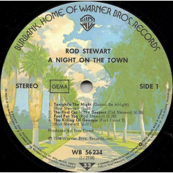 Rod Stewart ‎– A Night On The Town