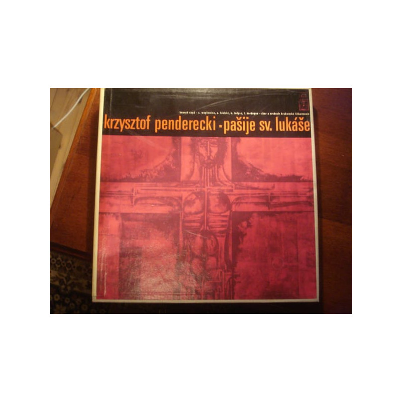 Krzysztof Penderecki ‎– Pašije Sv. Lukáše 2LP BOX