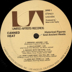 Canned Heat ‎– Historical Figures And Ancient Heads