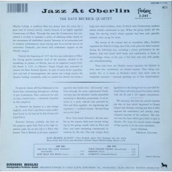 The Dave Brubeck Quartet ‎– Jazz At Oberlin