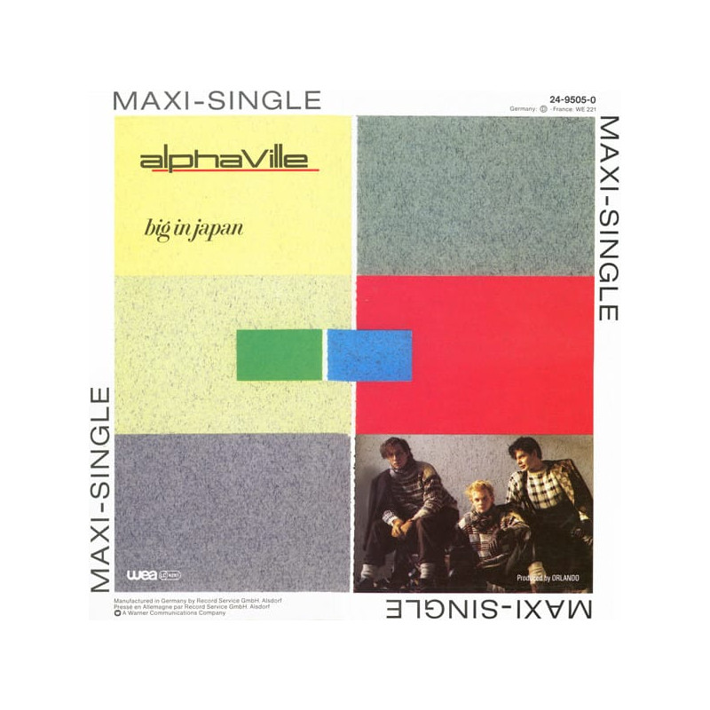 Alphaville – Big In Japan - 12 Single 45 RPM Alphaville – Big In Japan - 12 Single 45 RPM