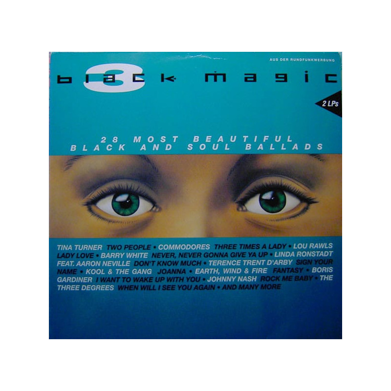 Various – Black Magic 3 - 28 Most Beautiful Black And Soul Ballads 2 LP Various – Black Magic 3 - 28 Most Beautiful Black And Soul Ballads 2 LP