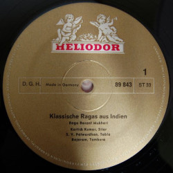 Kartick Kumar, S.V. Patwardhan, Rajaram ‎– Klassische Ragas Aus Indien