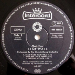 The Electric Moog Orchestra ‎– Music From Star Wars