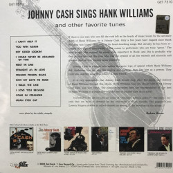 Johnny Cash ‎– Sings Hank Williams