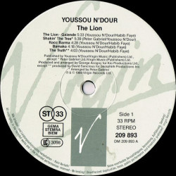 Youssou N'Dour ‎– The Lion