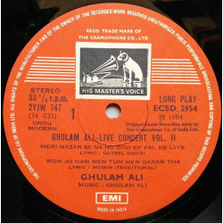Ghulam Ali ‎– Ghulam Ali - Live Concert Vol. II