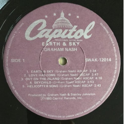Graham Nash ‎– Earth & Sky