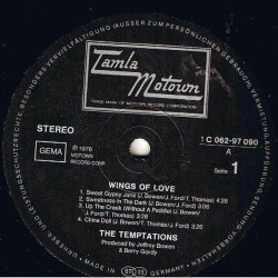 The Temptations ‎– Wings Of Love