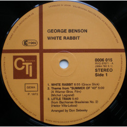 George Benson ‎– White Rabbit