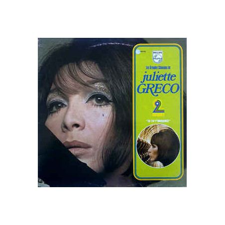 Juliette Greco ‎– Les Grandes Chansons De Juliette Greco "Si Tu T'imagines" 2LP