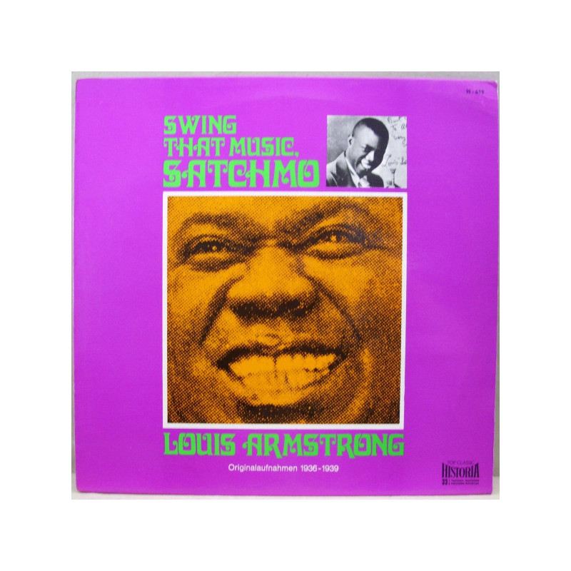 Louis Armstrong ‎– Swing That Music Satchmo