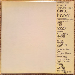 Christoph Willibald Gluck, Hungarian State Opera Orchestra, Ervin Lukács ‎– Orfeo Ed Euridice 2LP BOX