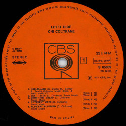 Chi Coltrane ‎– Let It Ride
