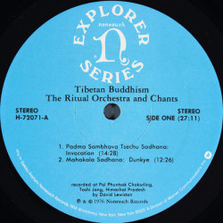 David Lewiston ‎– Tibetan Buddhism: The Ritual Orchestra And Chants