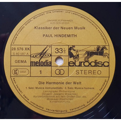 Hindemith, Honegger, Bartók, Jewgenij Mrawinskij, Leningrader Philharmonie ‎– Klassiker Der Neuen Musik 2LP