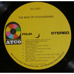 Otis Redding ‎– The Best Of Otis Redding 2LP