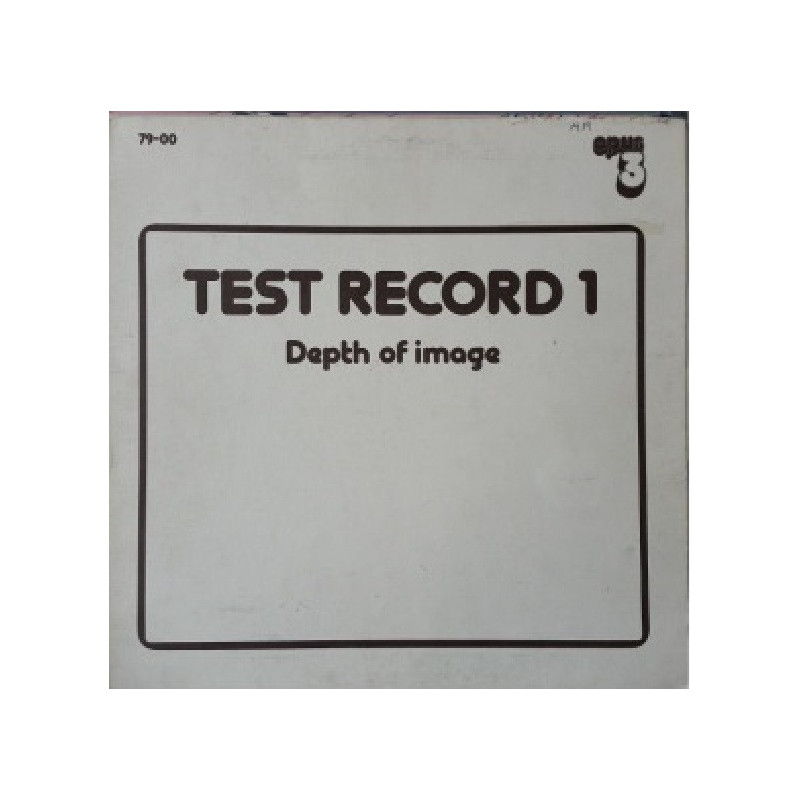 Various ‎– Test Record 1 (Depth Of Image)