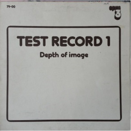 Various ‎– Test Record 1 (Depth Of Image)