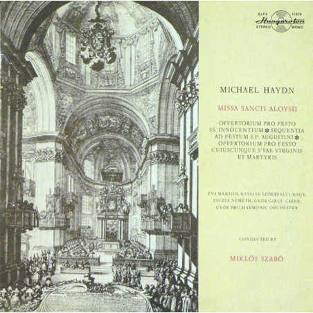 Michael Haydn - Győr Philharmonic Orchestra ‎– Missa Sancti Aloysii