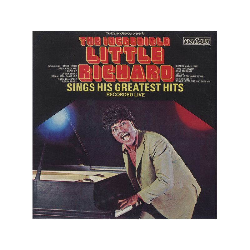 Little Richard ‎– The Incredible Little Richard Sings His Greatest Hits Recorded Live